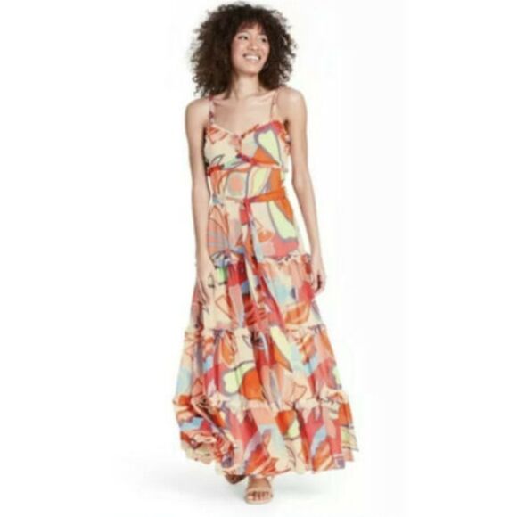 ALEXIS x Target Tiered Ruffle Dress Size 1X - Picture 1 of 8